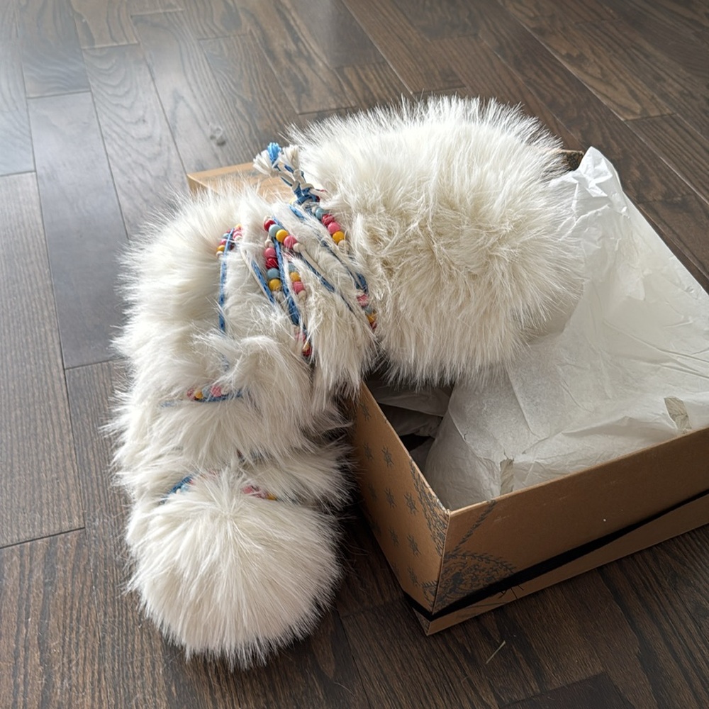 Free People Apres All Day Beaded Boots (with hidden platform heel) - Picture 8 of 11